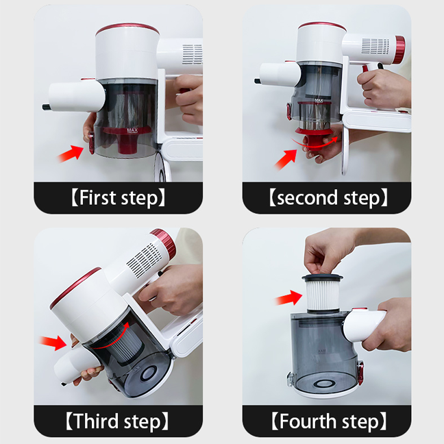 P1Max Upgraded Model Powerful Handheld Vacuum Cleaner with LED Display Panel