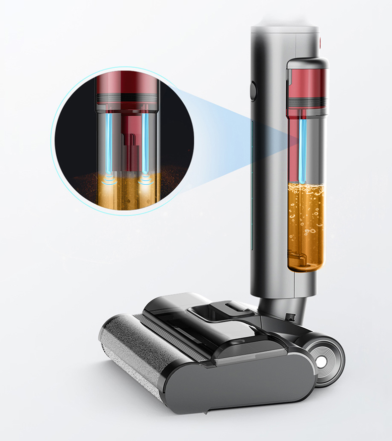V8 Automatic Househodld Vacuum Cleaner with T12 Mop Head Brush