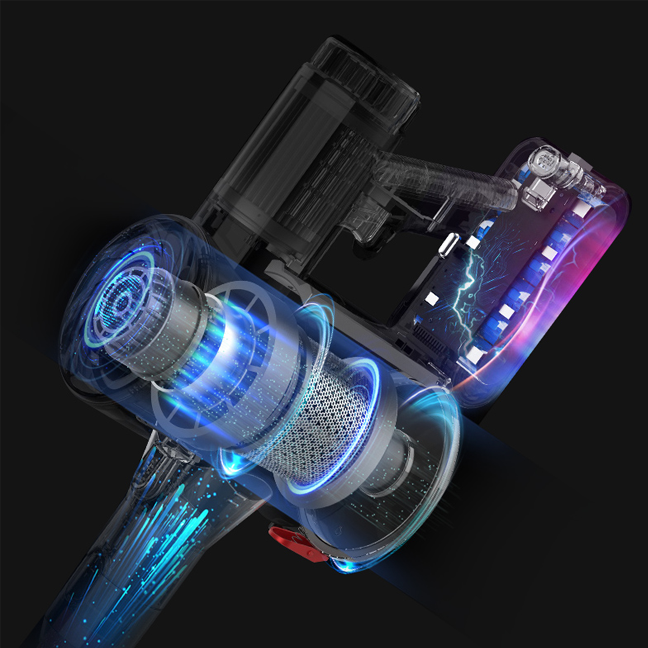 P1Max Standard Model Powerful Handheld Vacuum Cleaner with LED Display Panel