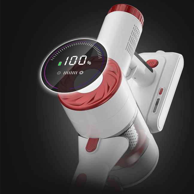 P1Max Standard Model Powerful Handheld Vacuum Cleaner with LED Display Panel