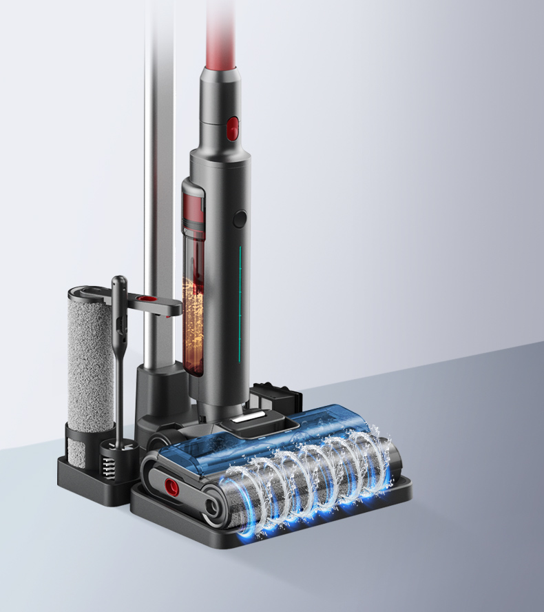 T12Max Standard Model Automatic Cordless Wet and Dry Vacuum Cleaner for Home Use
