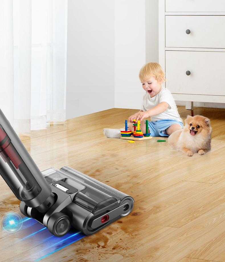 T12Max Standard Model Automatic Cordless Wet and Dry Vacuum Cleaner for Home Use