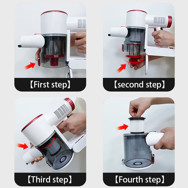 P1Max Standard Model Powerful Handheld Vacuum Cleaner with LED Display Panel