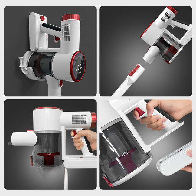 P1Max Standard Model Powerful Handheld Vacuum Cleaner with LED Display Panel